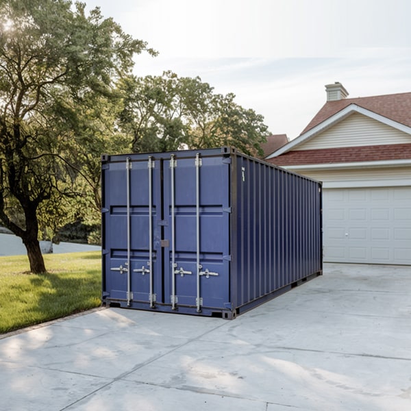 residential storage containers are equipped with secure locking mechanisms to protect your belongings